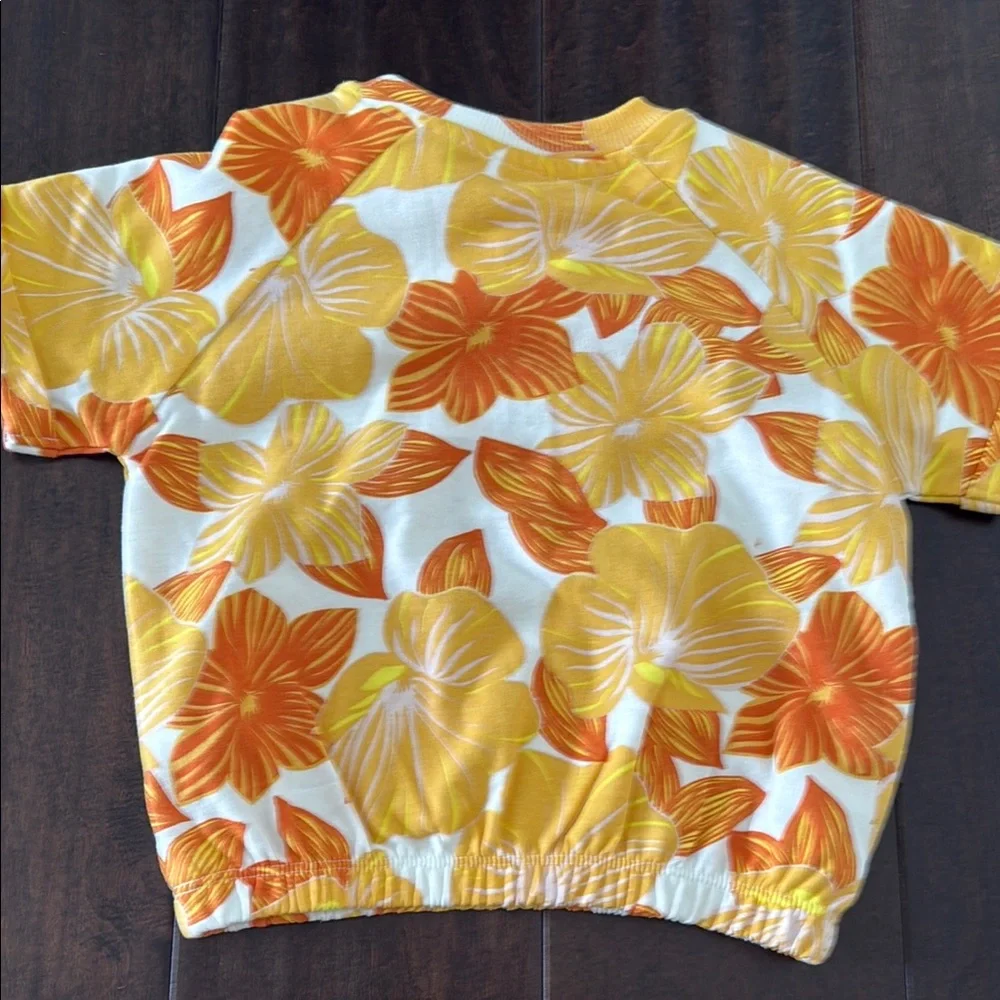 Jessica Simpson Toddler Girls Hawaiian Floral Print Two Piece Short Set!